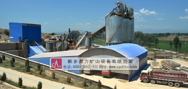 河北中聯(lián)水泥時產500-600噸骨料生產線